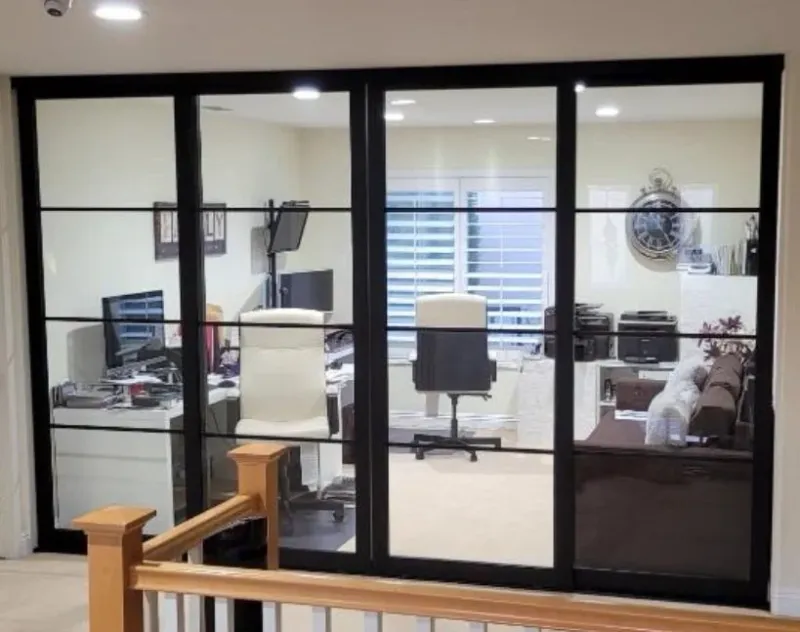 Room dividers sliding glass closet door