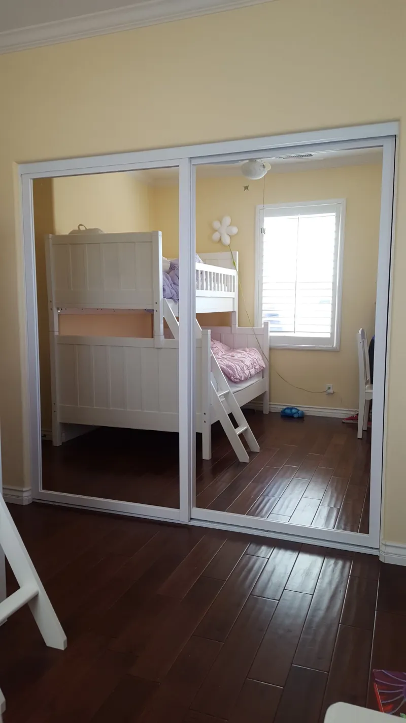 ER II mirrored closet door