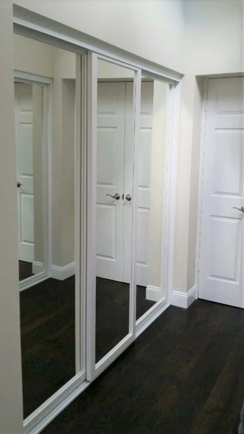 ER II mirrored closet door