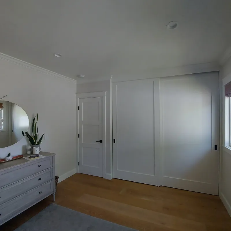 1 panel shaker sliding closet door
