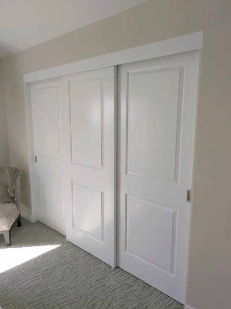 Carrara sliding closet door