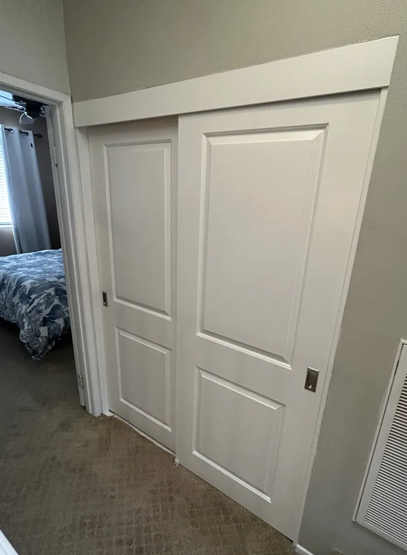 Carrara sliding closet door