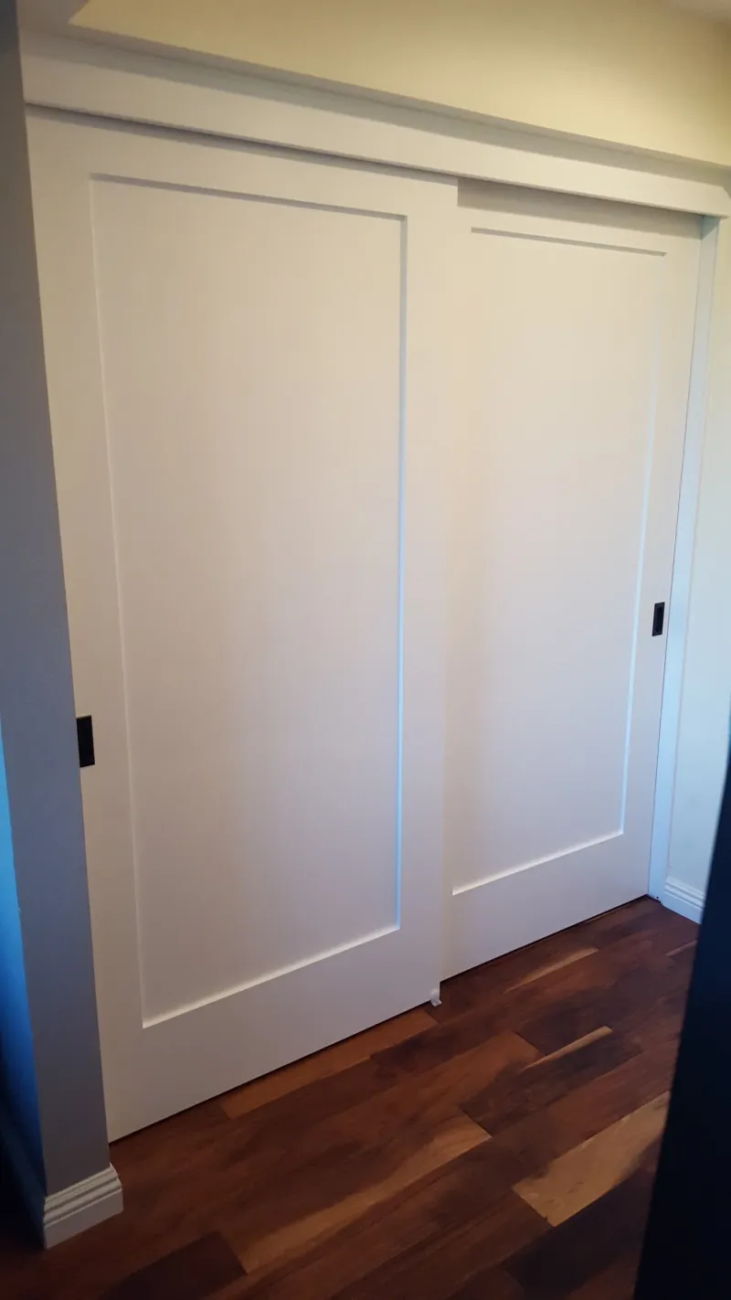1 panel shaker sliding closet door