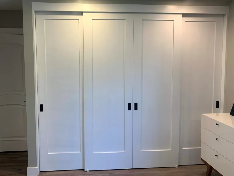 1 panel shaker sliding closet door