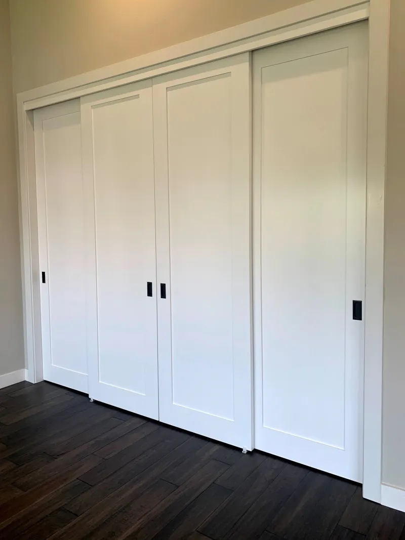1 panel shaker sliding closet door