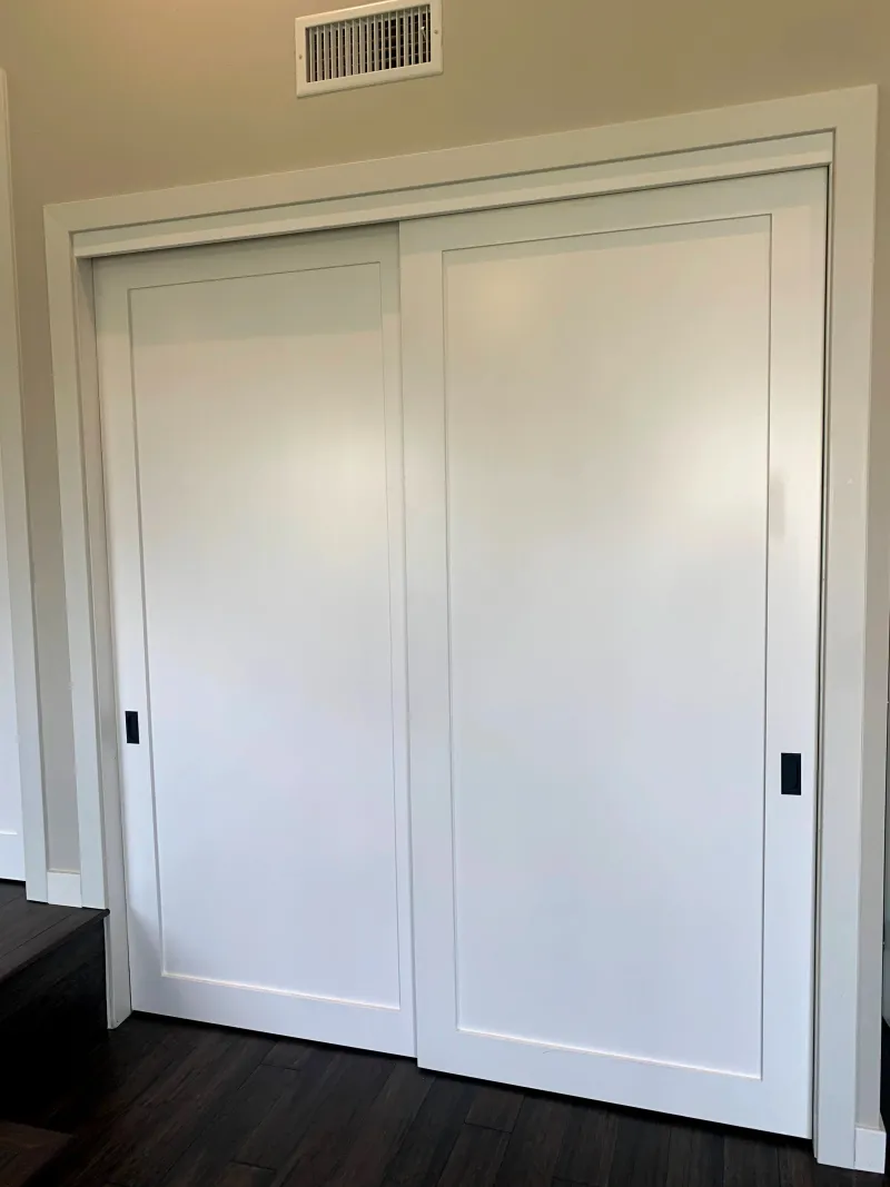 1 panel shaker sliding closet door