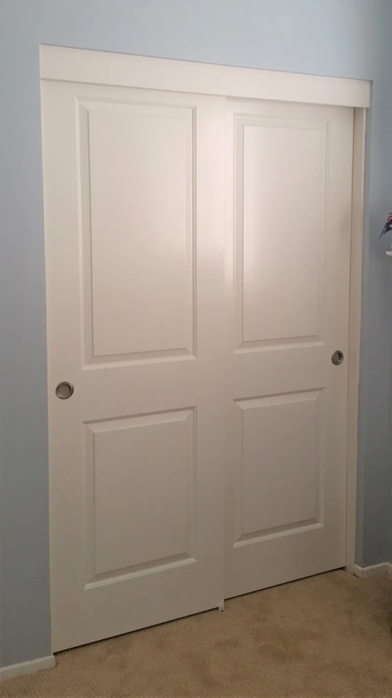 Carrara sliding closet door