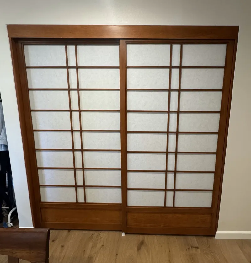 24-lite shoji sliding closet door